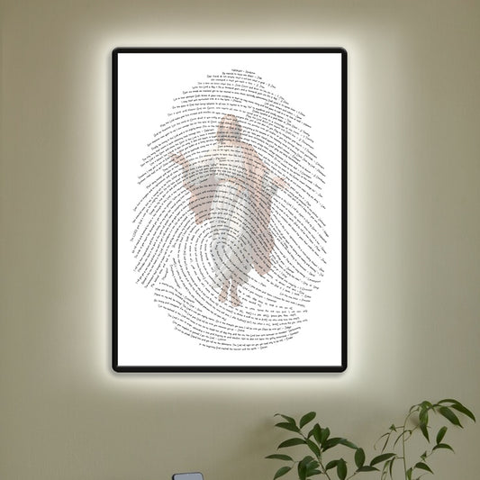 God's Fingerprints - Black On White | Wall Poster