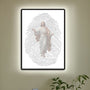 God's Fingerprints - Black on White | Wall Poster